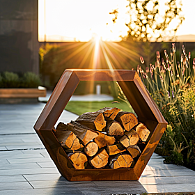 Metall im Garten - Hexagon